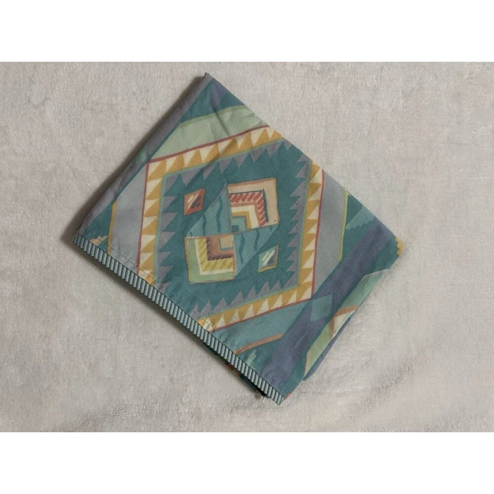 Collier Campbell Vintage Lapis Lagoon Pillowcase Standard Southwestern Tribal
